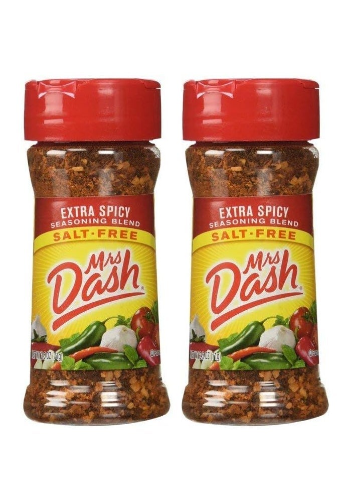 JERVAMNI Mrs. Dash Extra Spicy Seasoning Blend - Pack of 2 - Image 1